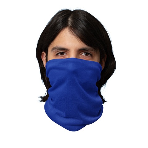 Royal Blue Neck Gaiter Tube Bandana